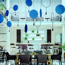 Люстра Revolta REV_R100S5S с поверхностным навесом