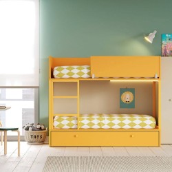 Детская комната с кроватью Tren с 3 спальными местами