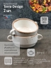 Бульонница с ручками 300 мл Terra Design TKBUL3313