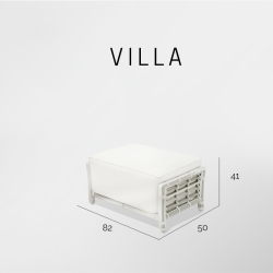 Банкетка Villa OFF WHITE