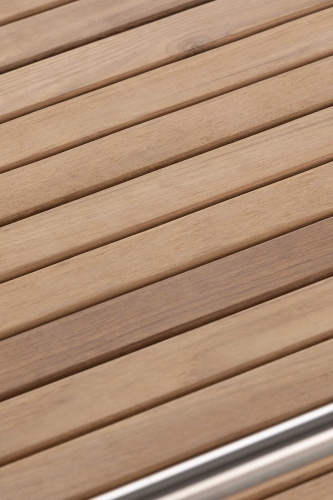 Журнальный столик Onsen 76 с деревянной столешницей