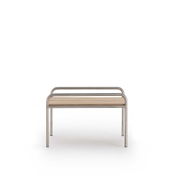 Журнальный столик Onsen 76 с деревянной столешницей