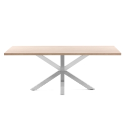 Стол Arya 160x100 сталь натуральный