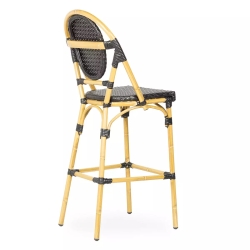 Уличный барный стул из ротанга Papua