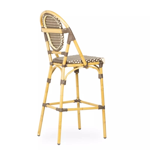 Уличный барный стул из ротанга Papua