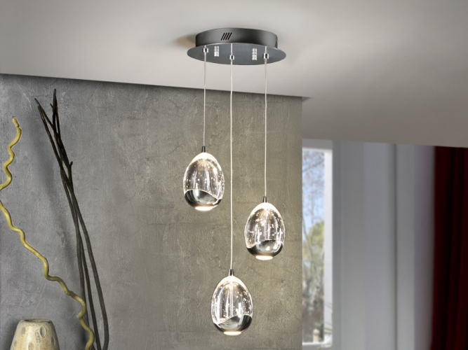 Подвесной светильник Rocio LED 3L хром