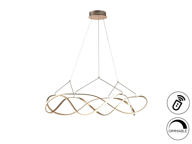 Подвесной светильник Molly 110Ø розовое золото DIM