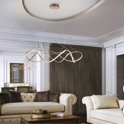 Подвесной светильник Molly 110Ø розовое золото DIM