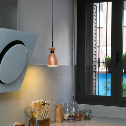 Люстра Retro медная