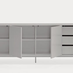 Сервант Sierra 4D3Dr серый