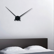 Настенные часы Karlsson Little Big Time (черные)