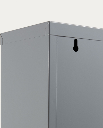 Полка для обуви Rox 5 дверей металл серый