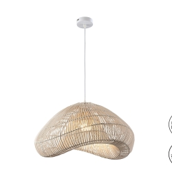 Sabah Подвесной светильник из белого ротанга