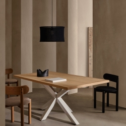 Стол Arya 160x100 белый натуральный