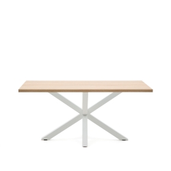 Стол Arya 160x100 белый натуральный