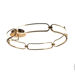 Потолочный светильник Colette Ø80 розовое золото