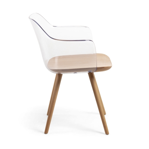 Стул Klam прозрачный