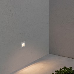 Уличный встраиваемый светильник Nase-1 белый