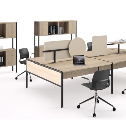 Двойной рабочий стол Piem 160 x 166