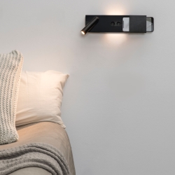 Бра с ридером Magos черный