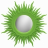 Зеркало-солнце настенное Vezzolli "Астро" Зеленое