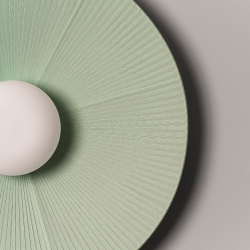 Бра Artic circle Ø55 зеленое