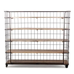 Тележка с полками на колесиках Pushkin