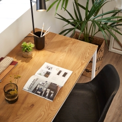 Письменный стол Lisbet 120x60 металл белый