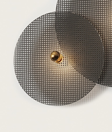 Бра Tan Tan A1053/10 см золотой металл + 1125/60 см черный ротанг