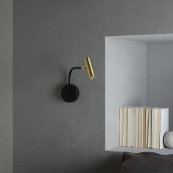 Бра Maho черный - латунь