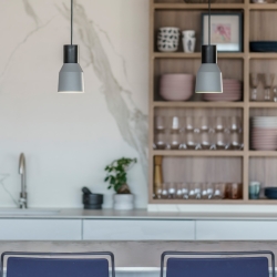 Серый подвесной светильник Kombo Ø12 1L