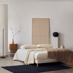 Основание кровати Ofelia со съемным чехлом бежевого цвета 150 x 200 см