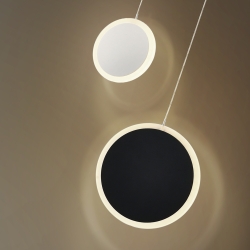 Подвесной светильник Duo черно-белый