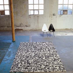 Ковер Black on white Manuscrit