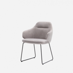 Кресло со средней спинкой Binar 60 на салазках