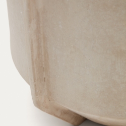 Meja Ваза из папье-маше бежевого цвета 47 см