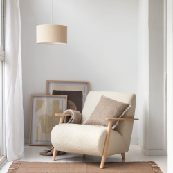 Чехол для подушки Augustina коричневый 45 x 45 cm