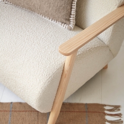 Чехол для подушки Augustina коричневый 45 x 45 cm