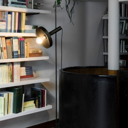 Торшер Whizz черный / золотой