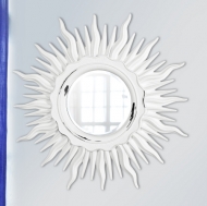 Зеркало-солнце настенное Vezzolli "Астро" Белый Винтаж
