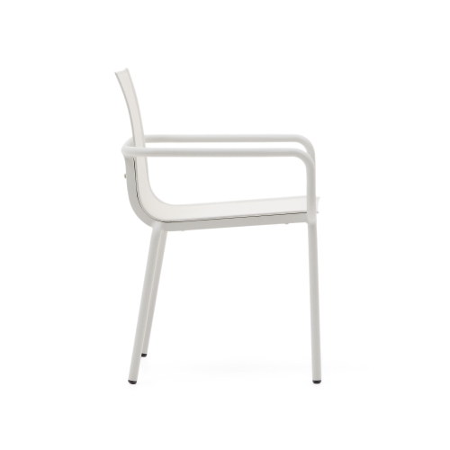 Galdana Штабелируемый садовый стул из белого алюминия