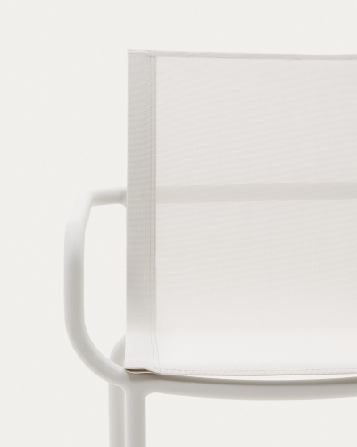 Galdana Штабелируемый садовый стул из белого алюминия