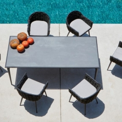 Стол обеденный Serpent CARBON 220x100