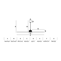 Потолочный вентилятор Just Fan XL Ø1780 черный