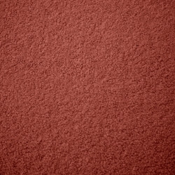 Kaeli Пуф для ног со съемным чехлом из терракотового букле Ø 43