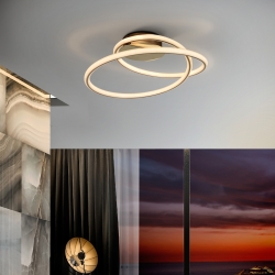 Потолочный светильник Tube золотой