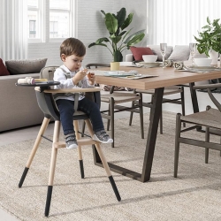 Стул Micuna OVO ORIGINAL PLUS TIMBER (waterwood/anthracite) полипропиленовые ремни grey