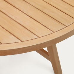 Urgell Круглый уличный стол из массива эвкалипта Ø 130 см