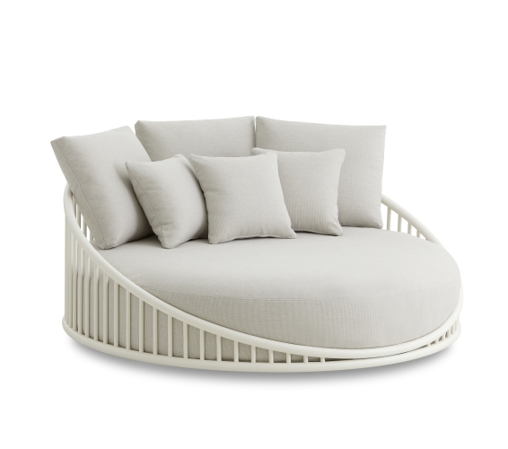 Уличная круглая кушетка Cask