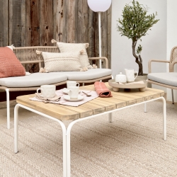 Ковер Kaie 100% ПЭТ бежевого цвета 160 x 230 см